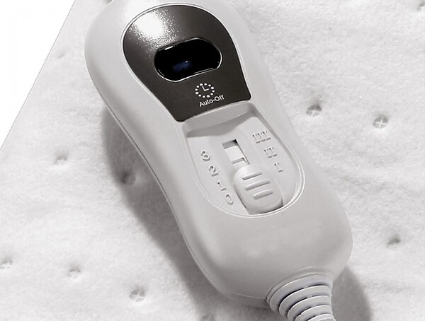 PURLINE - Chauffe-lit électrique 60W laine blanc - large