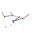 LEIFHEIT - Etendoir Sur Pied Ailes Obliques 20m - 31520 - vignette