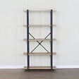 CONCEPT USINE - Etagère 5 rangements 150 cm bois et noir TYDO - vignette