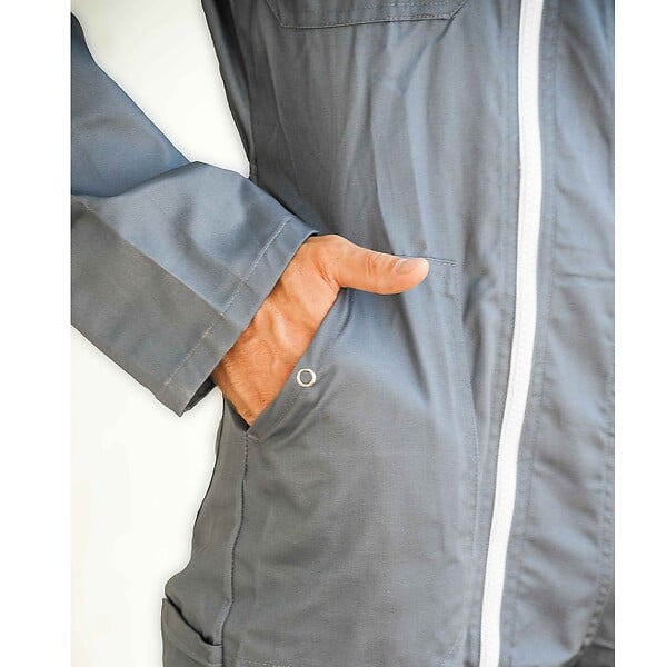 FACTORY - Combinaison de travail grise 245g/m2 Taille XXL (56/58) - large