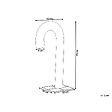 BELIANI - Décoration extérieure LED HOLMAVIK Sucre d'orge 74 cm Doré - vignette