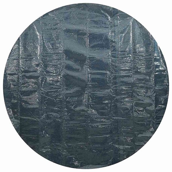 VIDAXL - vidaXL Film solaire de piscine flottant PE 417 cm Noir et bleu - large