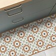 99DECO - Tapis antidérapant - Marsiho - vinyle - int./ext. - Rouge - 120x200cm - vignette