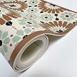 99DECO - Tapis antidérapant - Marsiho - vinyle - int./ext. - Rouge - 120x200cm - vignette