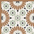 99DECO - Tapis antidérapant - Marsiho - vinyle - int./ext. - Rouge - 120x200cm - vignette