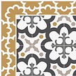 99DECO - Tapis antidérapant - Cassandre - vinyle - int./ext. - Multicolore - 120x200cm - vignette