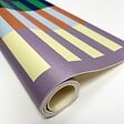 99DECO - Tapis antidérapant - Rythmo - vinyle - int./ext. - Bleu - 120x200cm - vignette