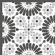 99DECO - Tapis antidérapant - Marsiho - vinyle - int./ext. - Gris - 50x120cm - vignette
