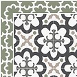 99DECO - Tapis antidérapant - Cassandre - vinyle - int./ext. - Vert - 120x200cm - vignette