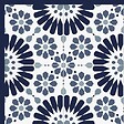 99DECO - Tapis antidérapant - Marsiho - vinyle - int./ext. - Bleu - 120x200cm - vignette