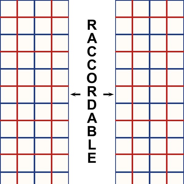 99DECO - Papier peint raccordable - Paris - Multicolore - intissé : 150g/m² - 4 lés : 192x270cm - large