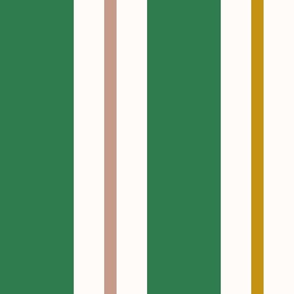 99DECO - Papier peint raccordable - Aveiro - Vert - intissé : 150g/m² - 4 lés : 192x270cm - large