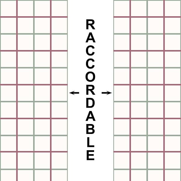 99DECO - Papier peint raccordable - Toulouse - Multicolore - intissé : 150g/m² - 4 lés : 192x270cm - large