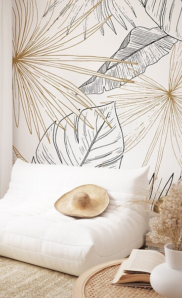 99DECO - Papier peint panoramique - Lamnar - Multicolore - intissé : 150g/m² - 7 lés : 336x270cm - large