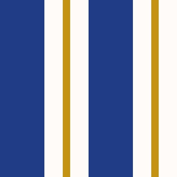 99DECO - Papier peint raccordable - Bari - Bleu - intissé : 150g/m² - 4 lés : 192x270cm - large