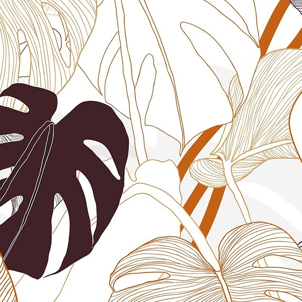 99DECO - Papier peint panoramique - Bornéo - Multicolore - intissé : 150g/m² - 7 lés : 336x270cm - large