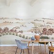 99DECO - Papier peint panoramique - Campagne - Rouge - intissé : 150g/m² - 7 lés : 336x270cm - vignette