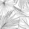 99DECO - Papier peint panoramique - Lamnar - Noir - intissé : 150g/m² - 7 lés : 336x270cm - vignette