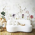 99DECO - Papier peint panoramique - Herbier - Multicolore - intissé : 150g/m² - 7 lés : 336x270cm - vignette