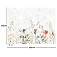99DECO - Papier peint panoramique - Herbier - Multicolore - intissé : 150g/m² - 7 lés : 336x270cm - vignette