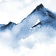 99DECO - Papier peint panoramique - Yukon - Bleu - intissé : 150g/m² - 5 lés : 240x270cm - vignette