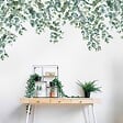 99DECO - Papier peint panoramique - Eucalyptus in rain - Intissé : 150g/m² - 7 lés : 336x270cm - vignette