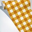 99DECO - Papier peint raccordable - Vichy - Orange - intissé : 150g/m² - 4 lés : 192x270cm - vignette