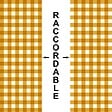 99DECO - Papier peint raccordable - Vichy - Orange - intissé : 150g/m² - 4 lés : 192x270cm - vignette