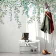 99DECO - Papier peint panoramique - Leaves in Rain - Multicolore - intissé : 150g/m² - 7 lés : 336x270cm - vignette