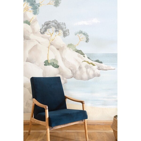 99DECO - Papier peint panoramique - Calanques - Multicolore - intissé : 150g/m² - 7 lés : 336x270cm - large