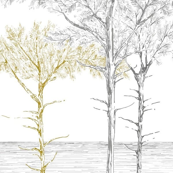 99DECO - Papier peint panoramique - Les Landes - Multicolore - intissé : 150g/m² - 7 lés : 336x270cm - large