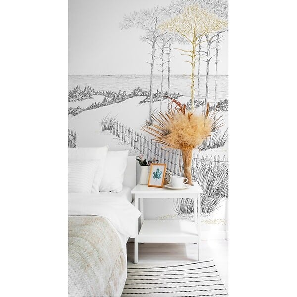 99DECO - Papier peint panoramique - Les Landes - Multicolore - intissé : 150g/m² - 7 lés : 336x270cm - large