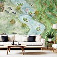 99DECO - Papier peint panoramique - Rivière - Aquarelle - intissé : 150g/m² - 7 lés : 336x270cm - vignette