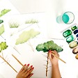 99DECO - Papier peint panoramique - Les Landes - Multicolore - intissé : 150g/m² - 7 lés : 336x270cm - vignette