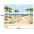 99DECO - Papier peint panoramique - Les Landes - Multicolore - intissé : 150g/m² - 7 lés : 336x270cm - vignette