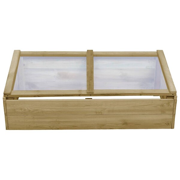 VIDAXL - vidaXL Serres 2 pcs Bois de pin imprégné 100x50x35 cm - large