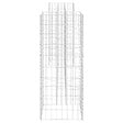 VIDAXL - vidaXL Jardinière à  gabion en H Fil d'acier 260x40x100 cm - vignette