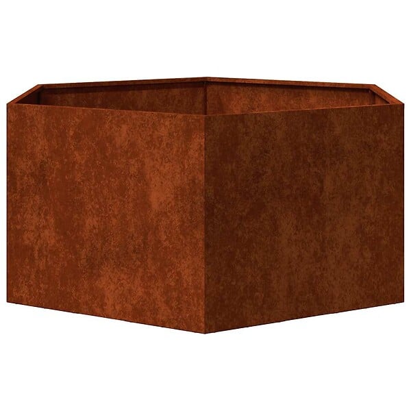 VIDAXL - vidaXL Jardinière Rouillé 90x90x45 cm Acier corten - large