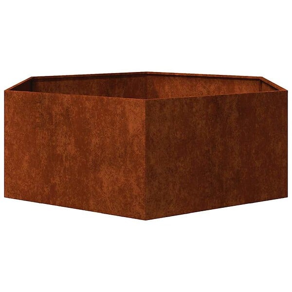 VIDAXL - vidaXL Jardinière Rouillé 138x120x45 cm Acier corten - large
