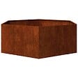 VIDAXL - vidaXL Jardinière Rouillé 138x120x45 cm Acier corten - vignette