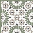 99DECO - Tapis antidérapant - Marsiho - vinyle - int./ext. - Multicolore - 120x200cm - vignette