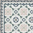 99DECO - Tapis antidérapant - CC Léonie - vinyle - int./ext. - Bleu - 120x200cm - vignette