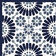 99DECO - Tapis antidérapant - Marsiho - vinyle - int./ext. - Bleu - 50x200cm - vignette