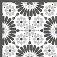 99DECO - Tapis antidérapant - Marsiho - vinyle - int./ext. - Gris - 120x200cm - vignette