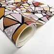 99DECO - Tapis antidérapant - Fragments - vinyle - int./ext. - Multicolore - 50x200cm - vignette