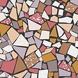 99DECO - Tapis antidérapant - Fragments - vinyle - int./ext. - Multicolore - 50x200cm - vignette