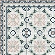 99DECO - Tapis antidérapant - CC Léonie - vinyle - int./ext. - Bleu - 50x120cm - vignette