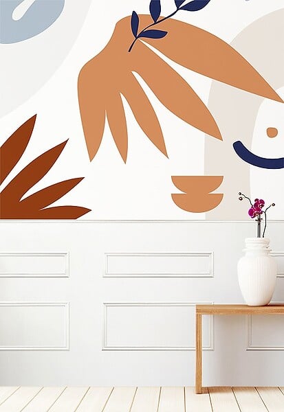 99DECO - Kit de 6 moulures murales en bois Pin des Landes - Prêt à coller et peindre - Leopoldine - 4 mètres - large