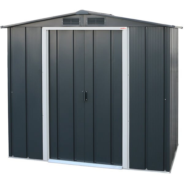 DURAMAX - Abri de jardin métal anthracite Duramax 2,46m² épaisseur 0,33mm - large