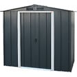 DURAMAX - Abri de jardin métal anthracite Duramax 2,46m² épaisseur 0,33mm - vignette